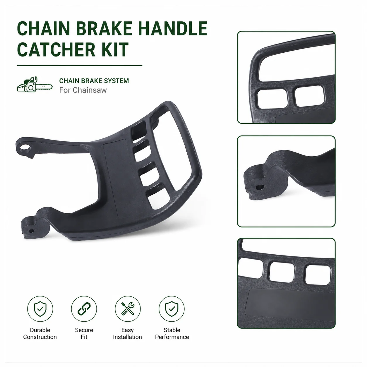 Chain Brake Handle Catcher Kit for Stihl MS271 MS291 MS271C MS291C Replaces 1141 792 9101 Saw Parts Accessories Repair Kit