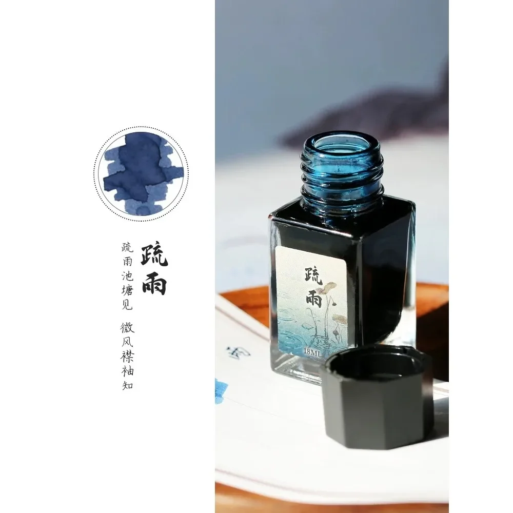 MAJOHN 18/50ml Various Color Fountain Pen Ink Cartridge Refill Glass Bottled Fountain Pen Ink Stationery Office School Supplies