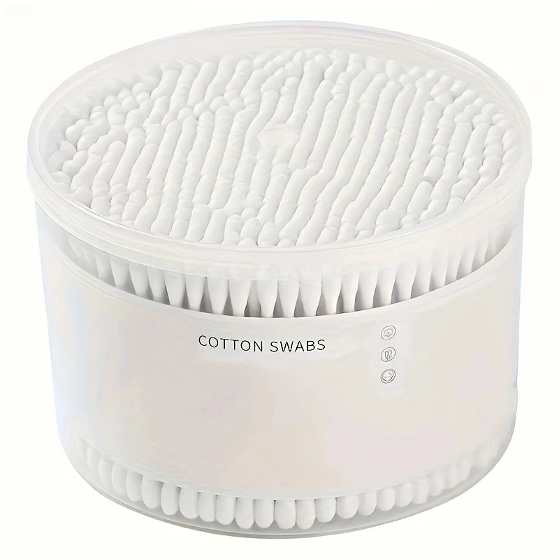 100/300pcs Tip Round Thick Swab Multi-Purpose Disposable Ear Cleaning Rod/Attached Storage Box Or Bag Disposable Cleaning Swab