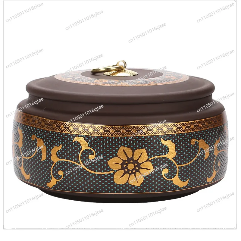 For High-end Ceramic Tea Empty Box, Mid-autumn High-end Exquisite Tea Sealing Lid