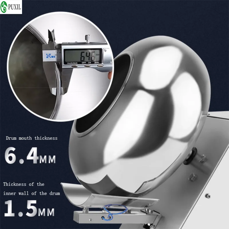 Traditional Chinese Medicine Coating Machine Pill Polishing Peanut Chocolate Candy Coating Machine Rolling Machine byReprendre d
