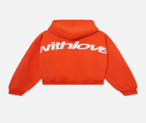

Fashionable Angel Letter Printed Hoodie Hip Hop Hoodie Coat American Retro Long Sleeve Hoodie Pullover