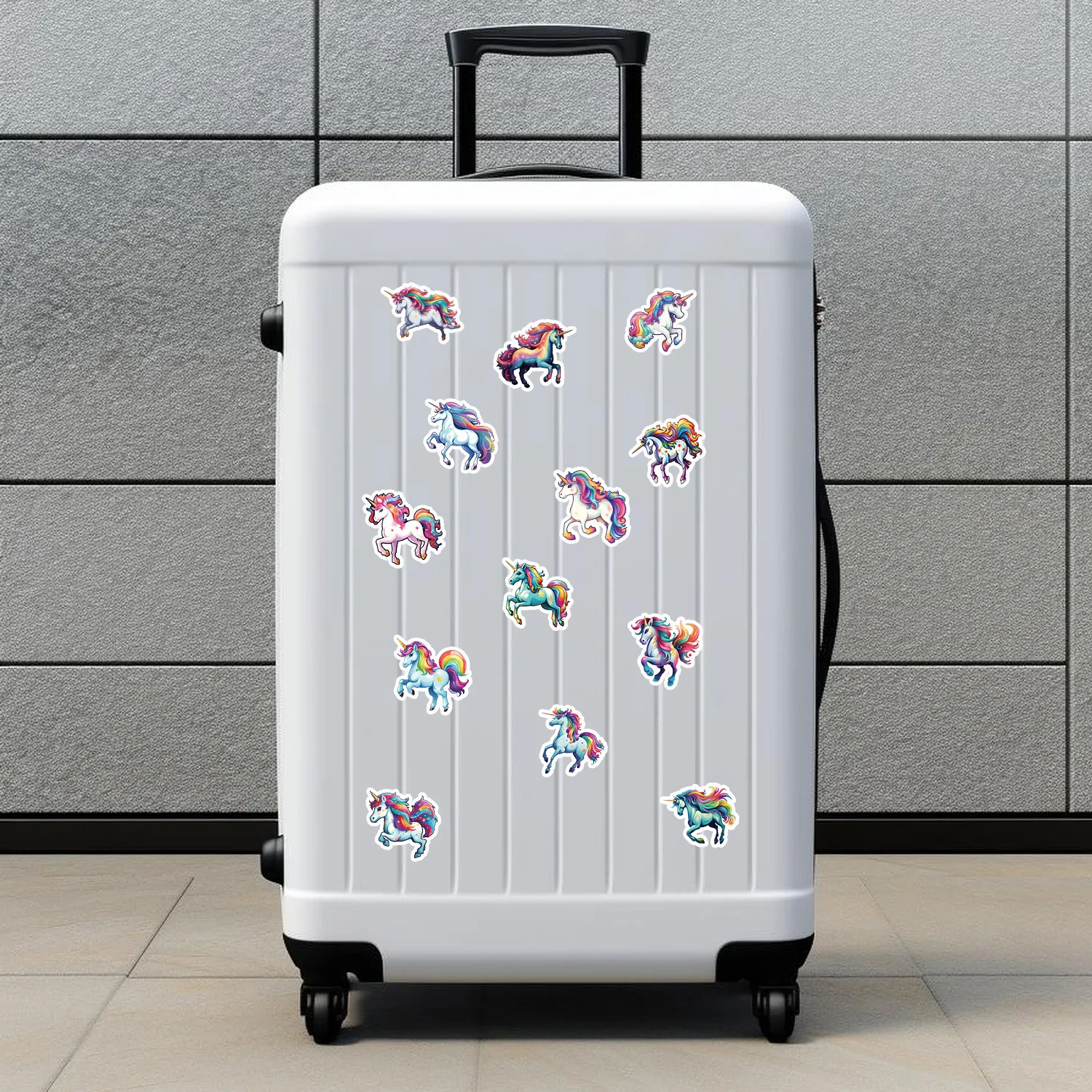10/30/50PCS Unicorn Sticker Cute Cartoon Graffiti Decal Toy DIY Scrapbook Refrigerator Skateboard Bicycle Waterproof Sticker