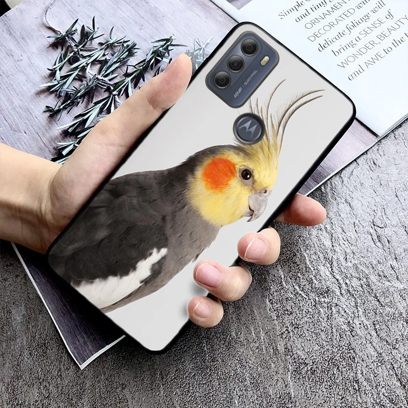 เคสโทรศัพท์รูปนกนกแก้วสำหรับ Motorola Moto G Stylus 5G G Play g Power G 5G 2023 2024 E20 E22 E22i E40 E13