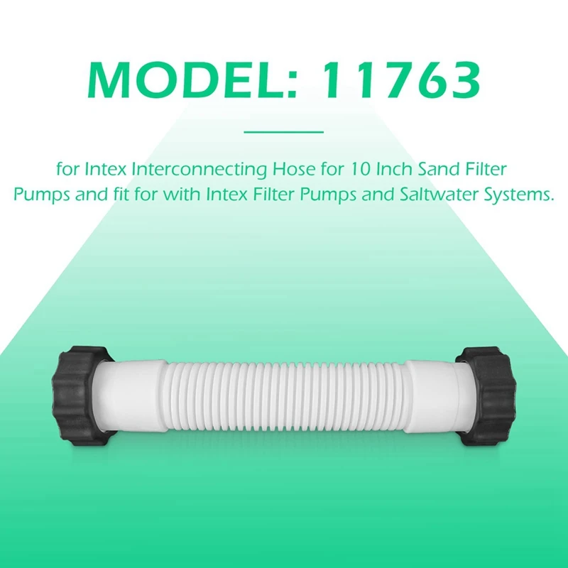 11535 Pool Sand Filter Pump Hose For Intex Interconnecting Hose For 14Inch Sand Filter Pumps Fit For With Intex Filter Durable