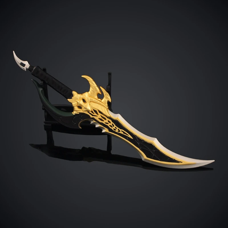 Épée de samouraï à nivellement Solo, armes périphériques de dessin animé, modèle d'épées Katana pour accessoire de Cosplay, artisanat en métal, ornements de bureau, jouet cadeau