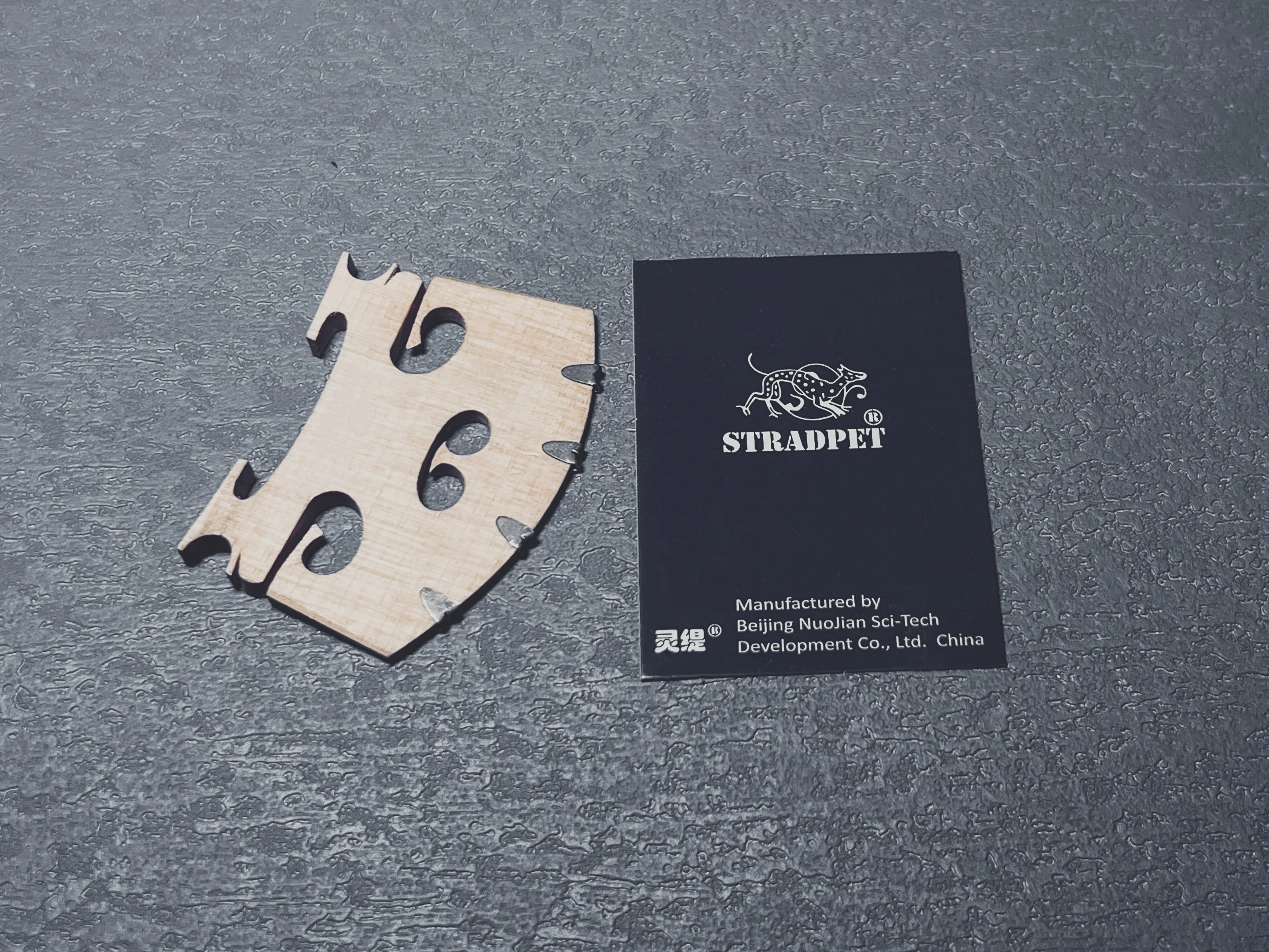 New Patent, STRADPET Titanium Bridge Clip for Violin and Viola, 4 PCS in 1 Package, Clips Only without Bridge