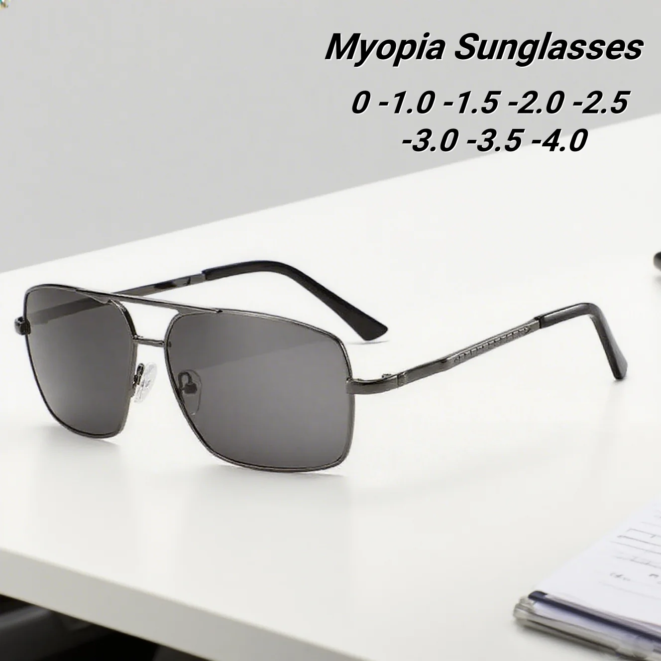 

2025 New Fashionable Personalized Large Frame Women's Myopia Sunglasses Outdoor Ultra Light Neutral Premium Driving Sunglasses