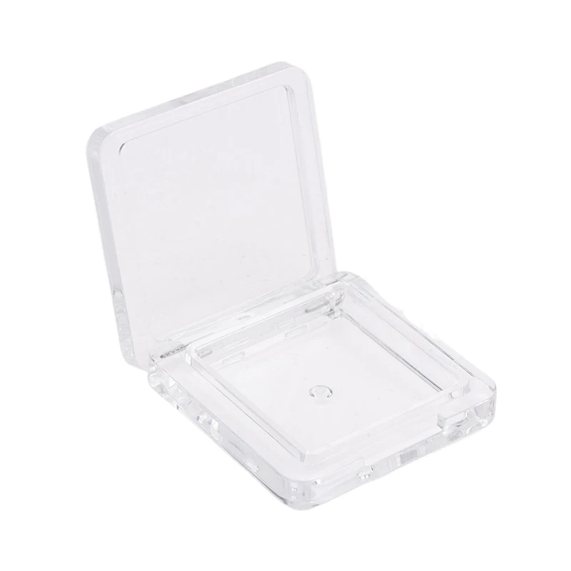 3g Mini Square Eyeshadow Powder Case With Clear Cap Plastic DIY Blush Container Makeup Tools