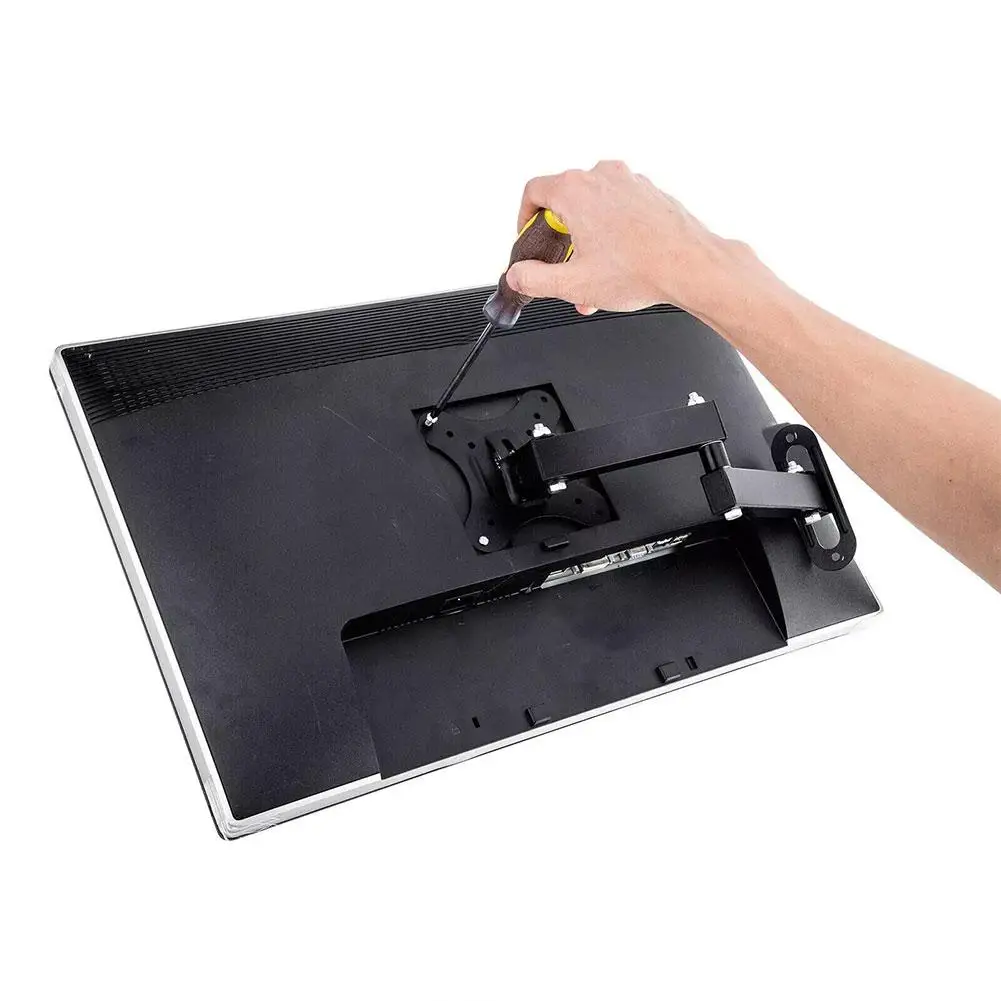 Tv Mount Lcd Led Monitor Wall Mounted Bracket Adjustable Tv Support Display Frame Screen Tv Holder B6m3