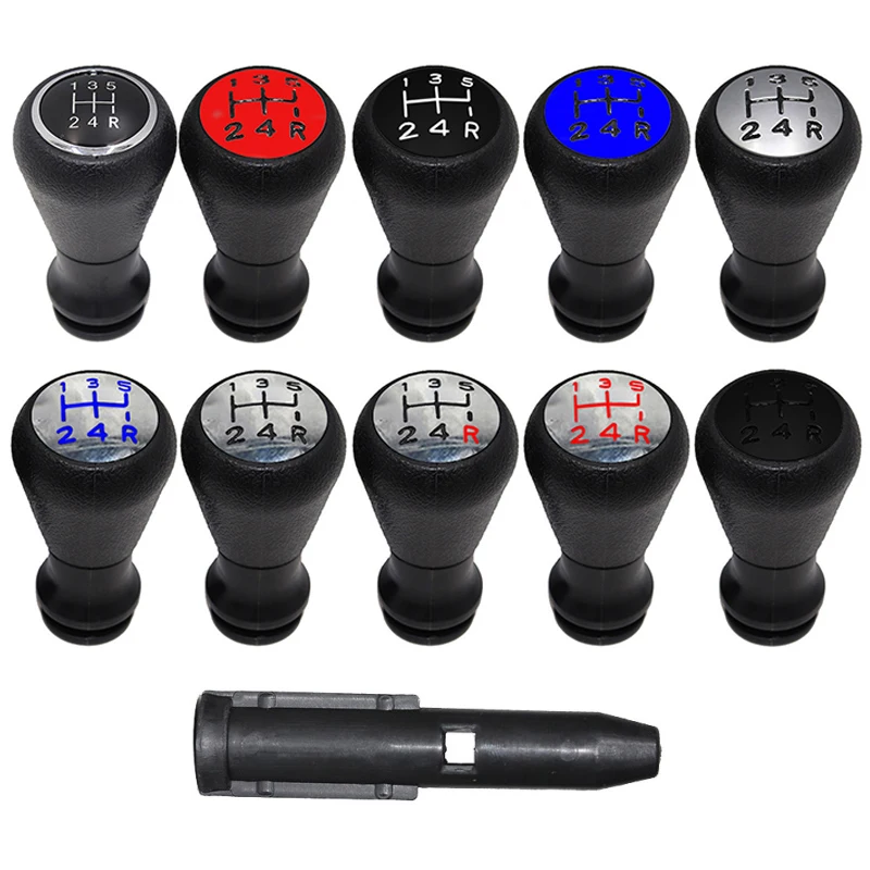 Gear Shift Knob For Citeoen C1 C3 C4 Grand Picasso Peugeot 106 107 205 206 207 306 307 308 309 405 406 407 508 605 607 806 807