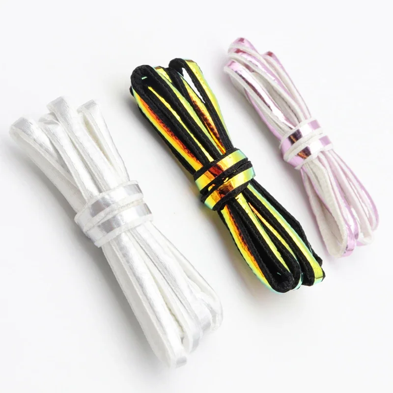 

Oval Type 6MM Nice Shoelaces for Hiking Boots Men Women Sneaker Unisex Sport Ropes White Sliver Pink for Custom Private Label