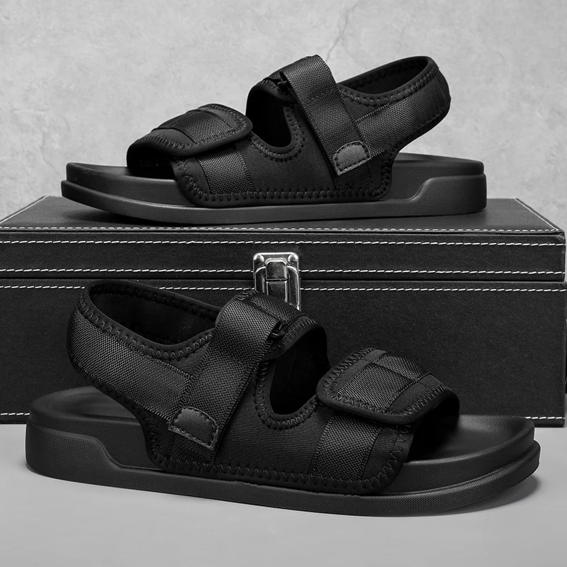 

Men's light sandals summer soft sole anti-slip comfort outdoor walking casual sandals fashion students breathable sports sandals