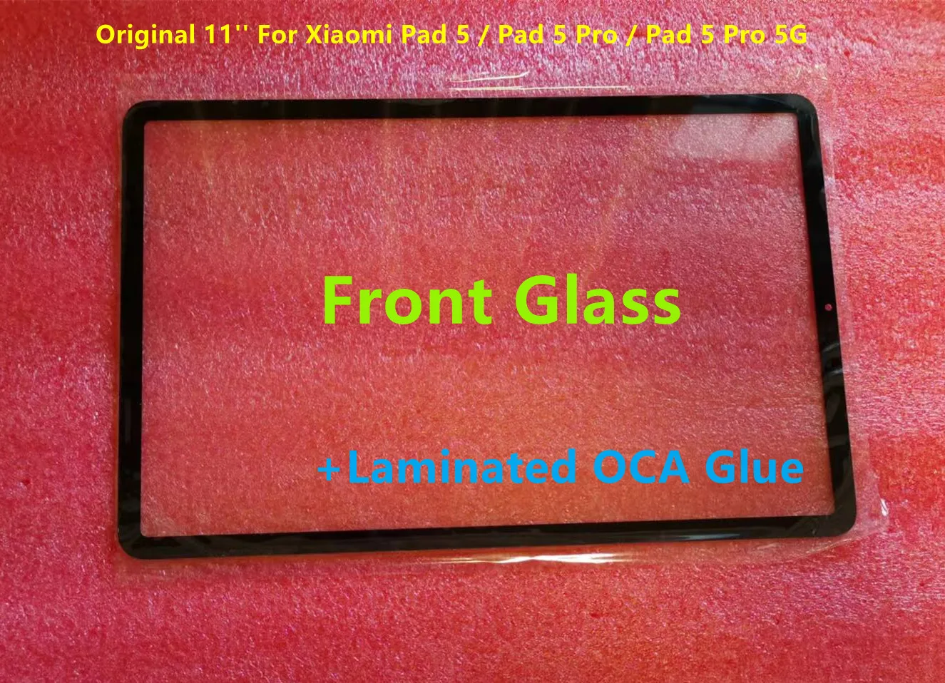 New Original 11'' Front Glass+OCA Glue LCD Display Screen Outer Panel For Xiaomi Pad 5 /Pad 5 Pro 5G XIAOMI MI PAD 5 Replacement