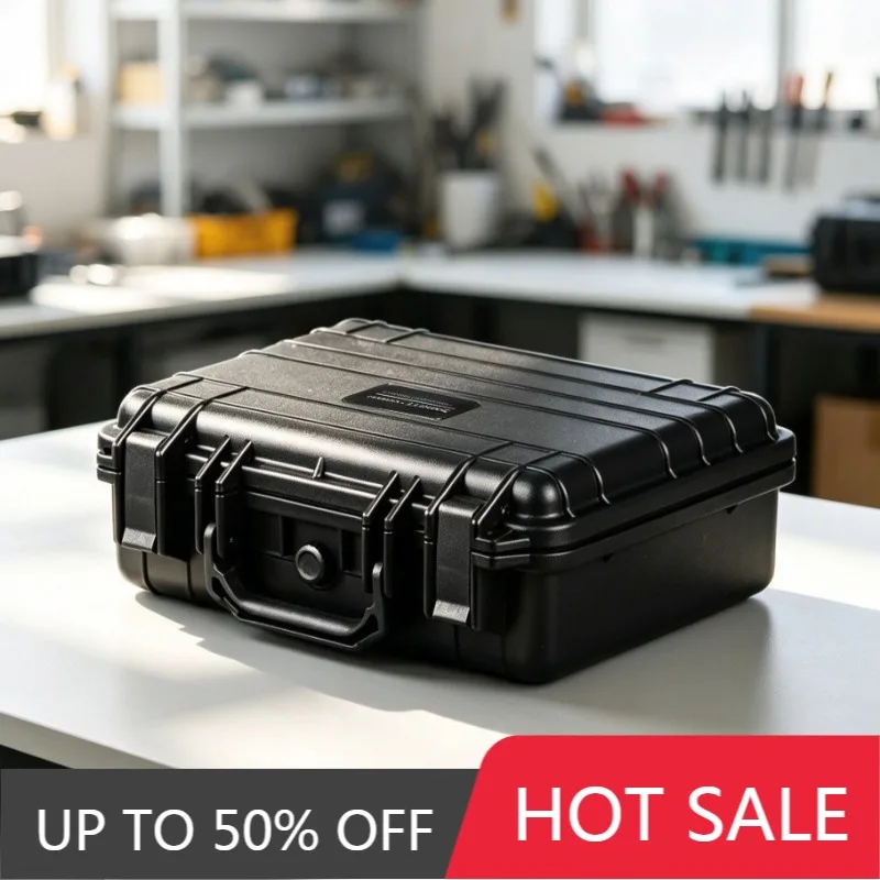 Small Tool Storage Case Portable Hardware Toolbox Waterproof Equipment Protective Suitcase Safe Instrument Organizer Cases
