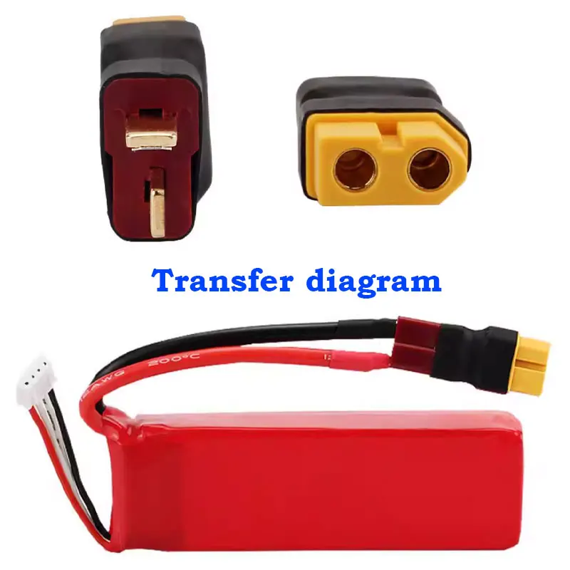 

XT60 Male/Female To T Male/ Female and T-Plug Male/Female To XT60 Male/Female Connector Conversion Adapter for RC Battery