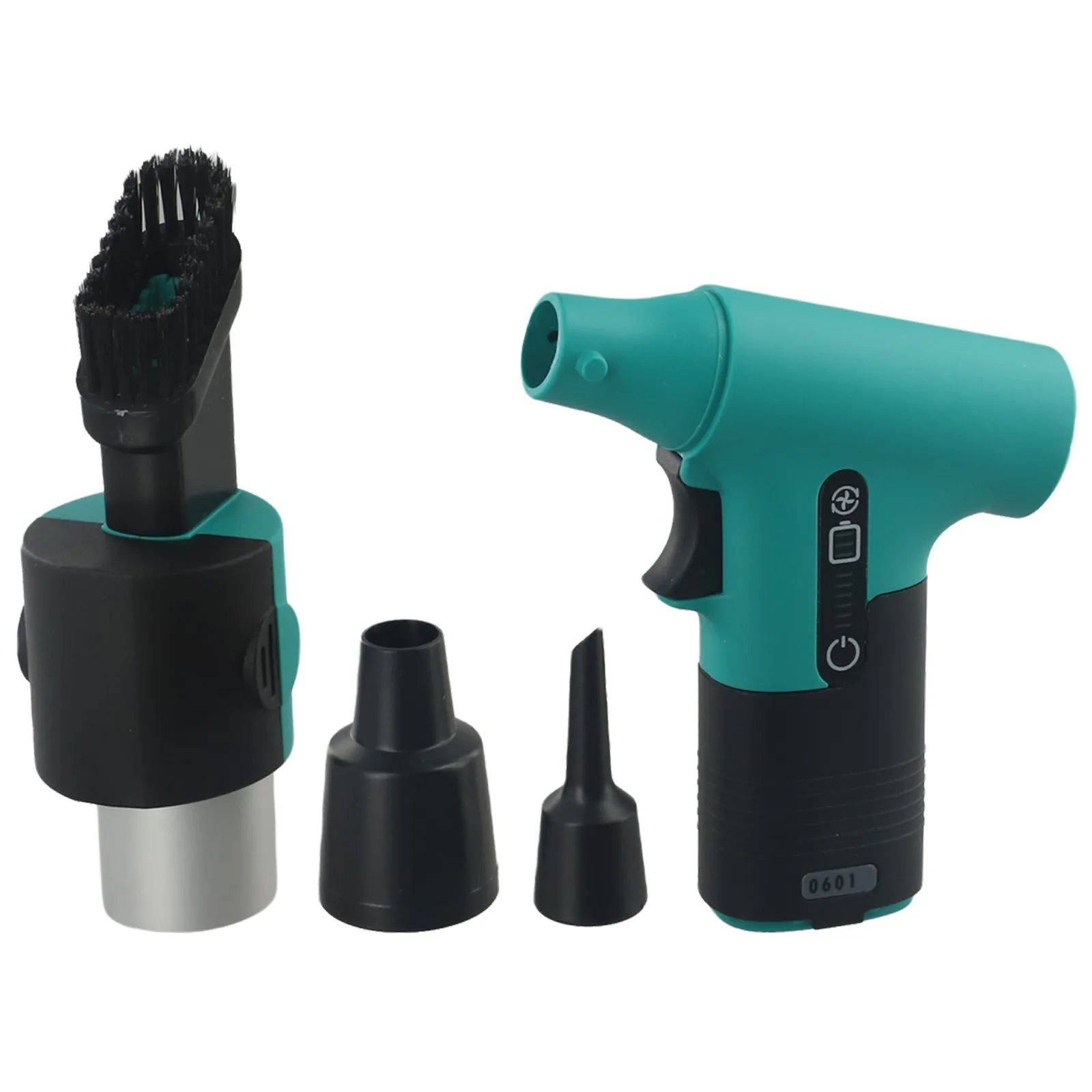 مكنسة كهربائية محمولة مدمجة وخفيفة الوزن مع منفاخ مروحة توربو وسرعة قابلة للتعديل لأداء التنظيف الفائق