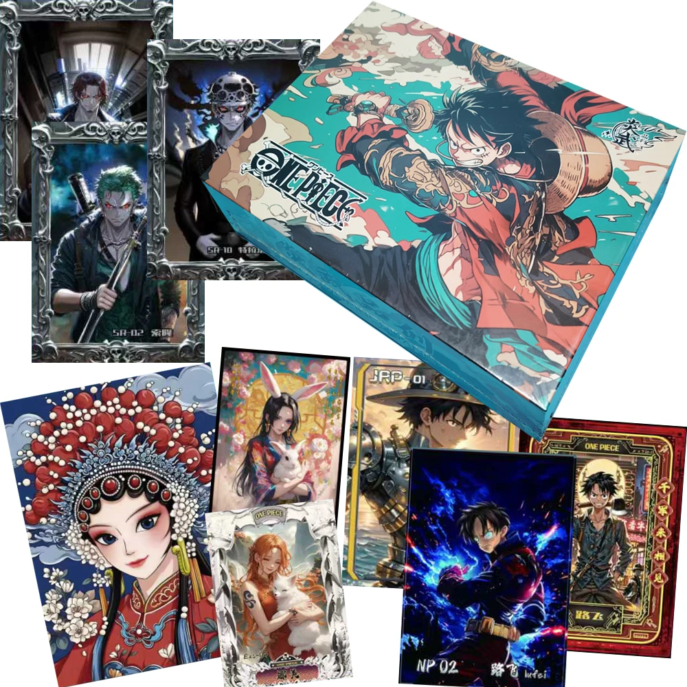 

One Piece Rare Collection Cards for Boys Girls Japanese Anime Exquisite Creative Character Portrait Cards Toys Hobbies Gifts