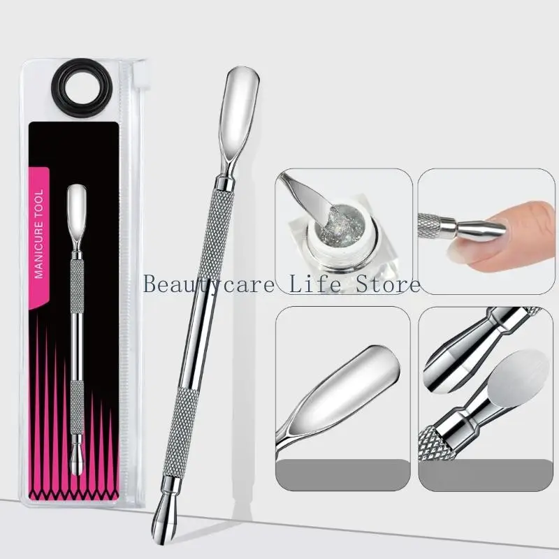 652C Metall Nuthine Remover Nagelreiniger Maniküre- und Pediküre -Werkzeug Nuthunusschieber