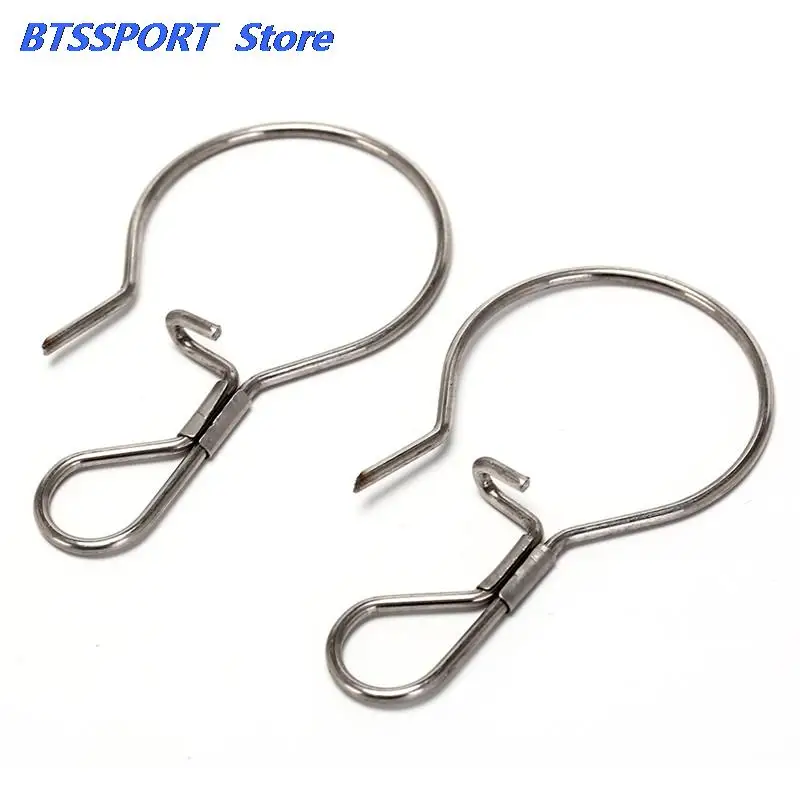 2Pcs Lock Fish Portable Stainless Steel Belt Live Fishing Lock Buckle Tackle Stringer Tools 5M New Fishing Tools