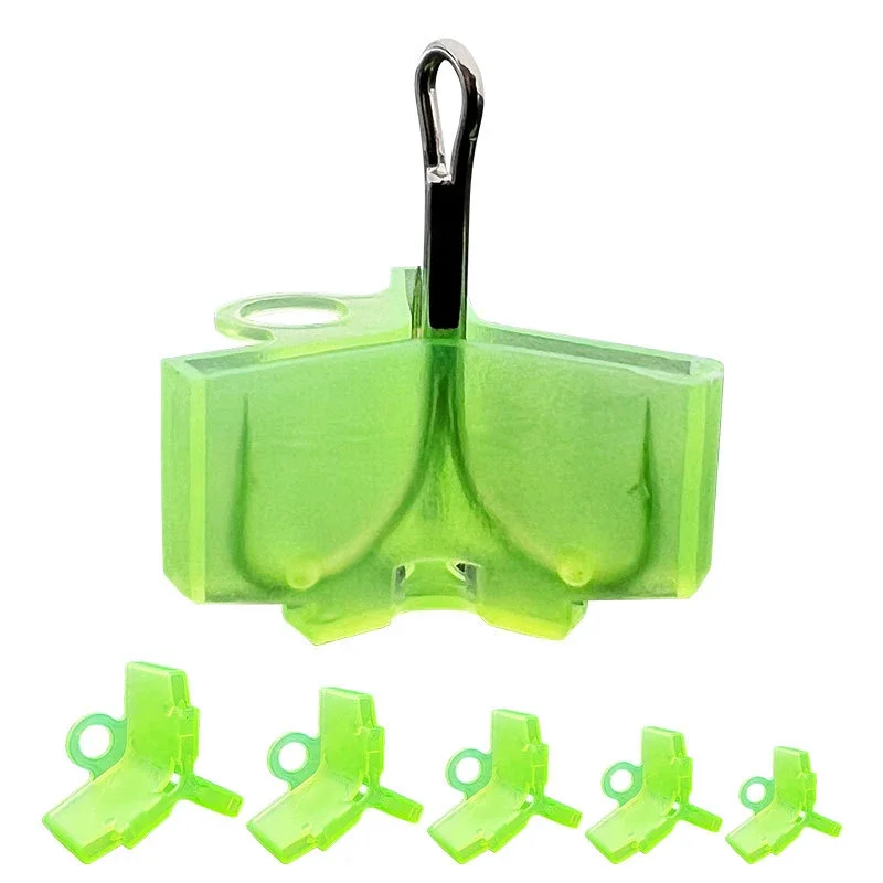 50Pcs/Lot Safety Treble Fish Gear Lightweight Accessories with Slots Sleeves Tools Durable Protector Caps Fishing Out Hook Cover