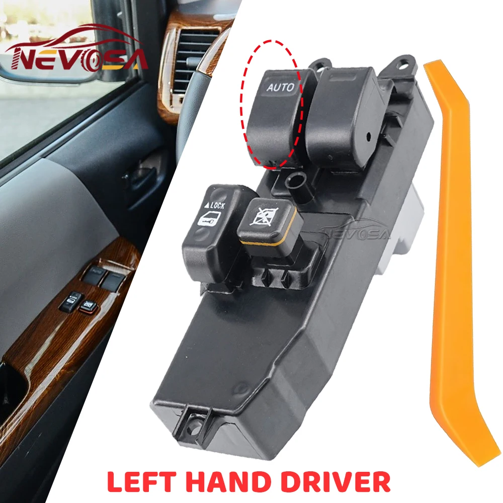 For Toyota Hiace 2006-2013 KDH20 TRH20 84820-26201 Front Right Power Auto Control Window Switch 14Pins 84820-26191 84820-26211