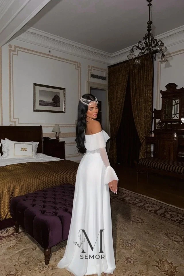 Semor Evening Dress for Women Mermaid Wedding Party Dress robes de soirée شارون سعيد فساتين سهره Customized