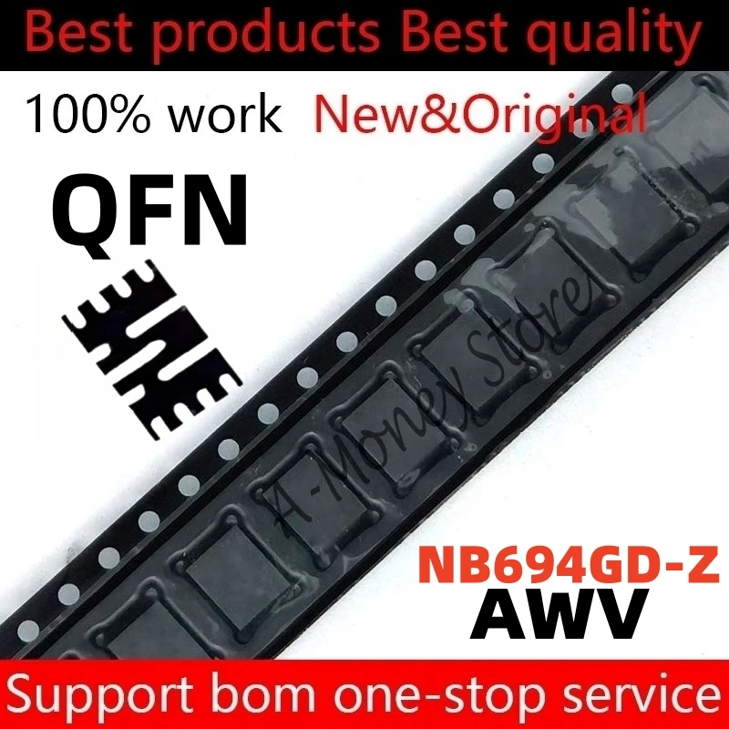 

(2-5pcs)AWV NB694 NB694GD NB694GD-Z QFN-13