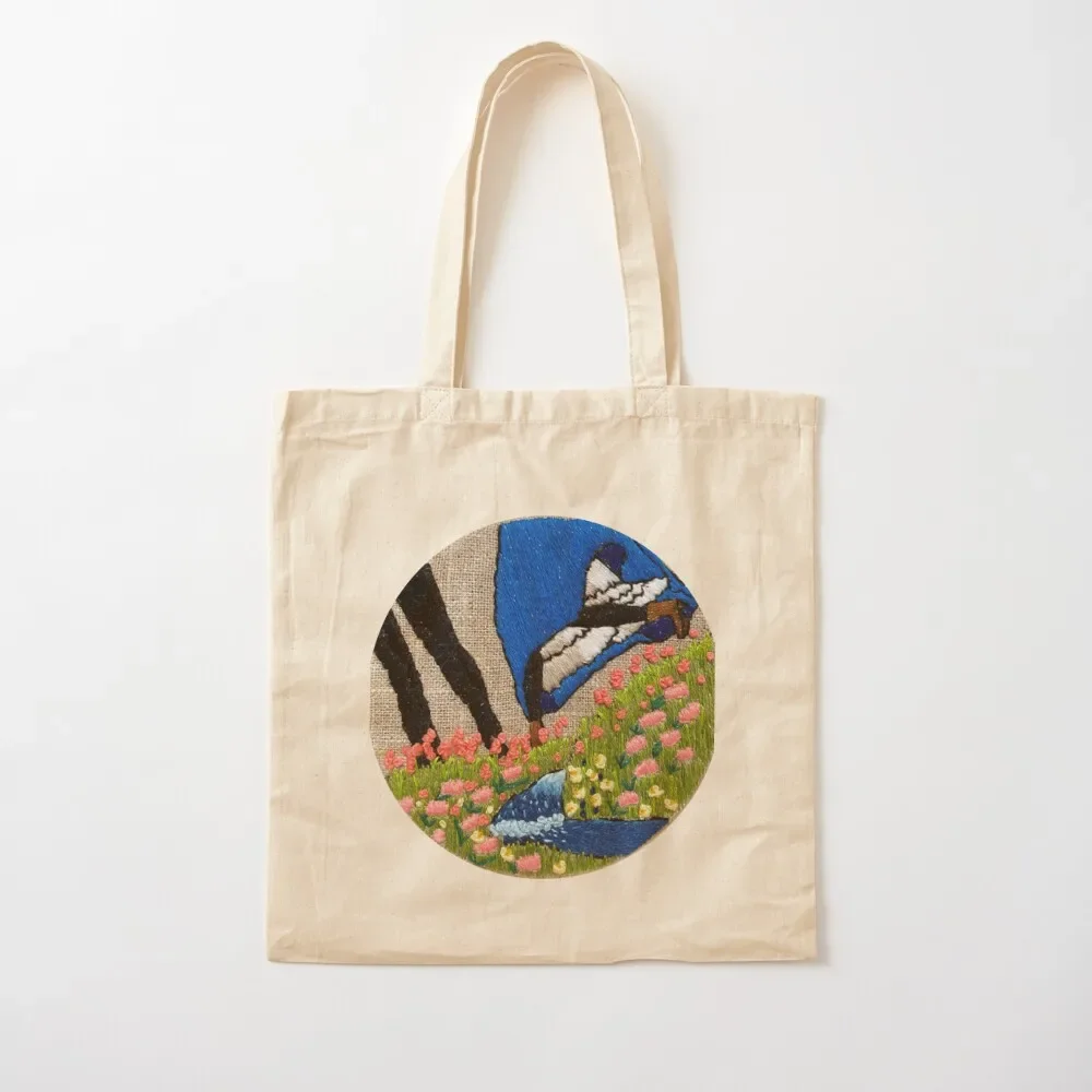 Howl&x27;s Secret Garden embroidery Classic . Tote Bag shopping cart bags Beach bag cute pouch bag