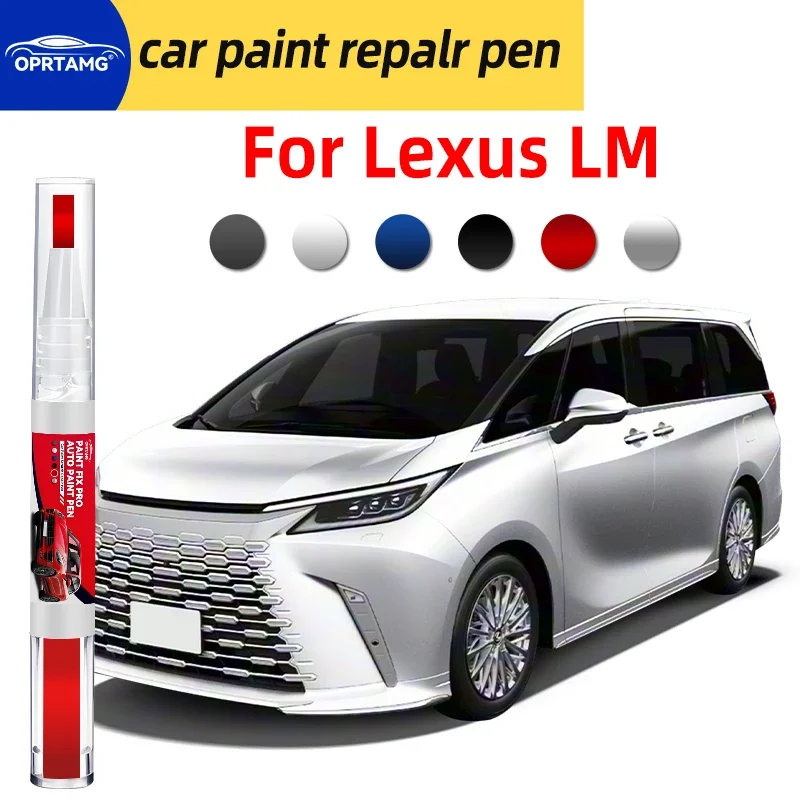 Caneta de pintura para retoque de pintura de carros Lexus LM, ferramentas de reparo de arranhões, acessórios para carros, reparo de cores, gadgets par