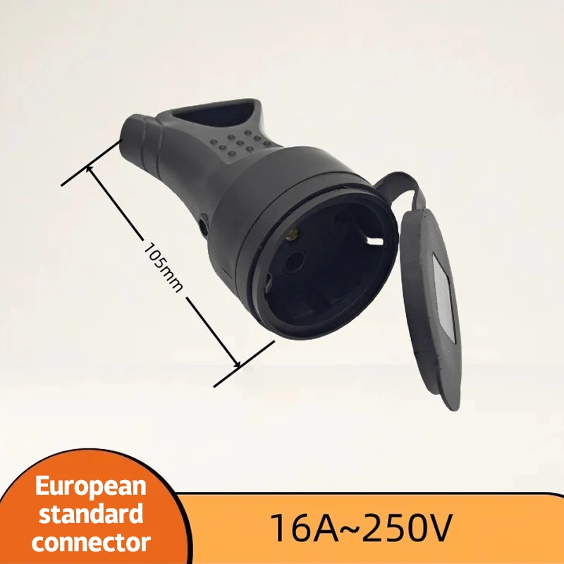 With Cover Wireless Extension Power Strip 16A250V EU German 1/2/3/4 Ways Outdoor Waterproof Outlet Rain Plug