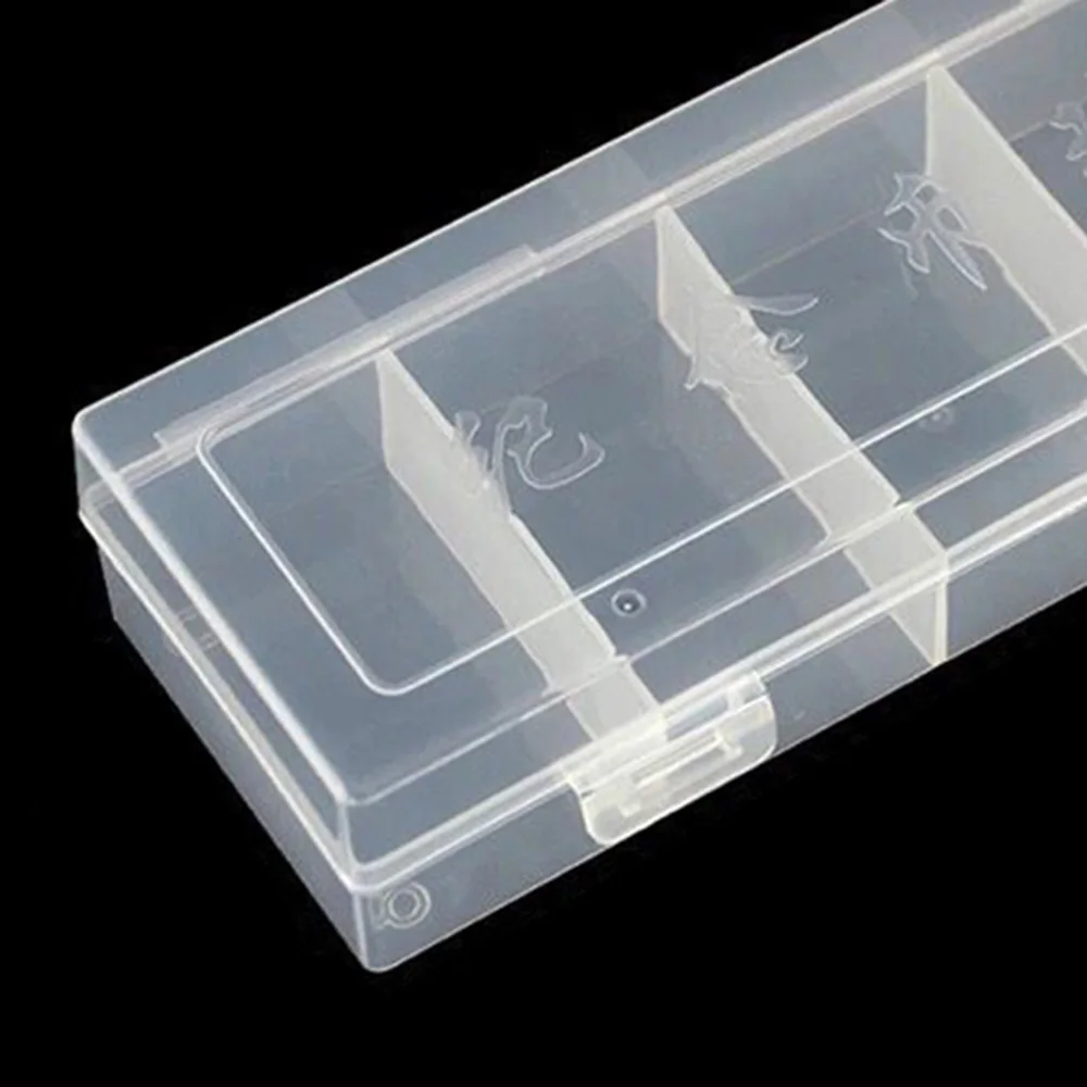 Coin Storage Box Clear Collection Display Case Smally Items Organization Home Storage Protection Rectangle Plastic Containers