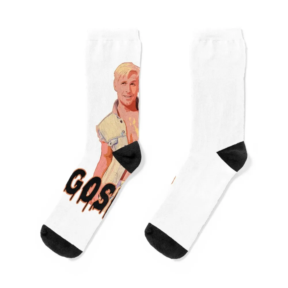 

Day Gift for Famous Ryan Gosling Actor Singer Funny Fans Socks golf Running cute Socks Men's Women's