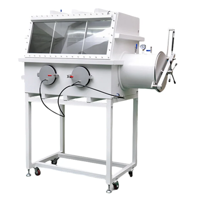 VGB1C Stainless Vacuum Glove Box Lithium Battery Anaerobia Experiment Vacuum Chamber Lab Glove Box for Synthetic Chemistry