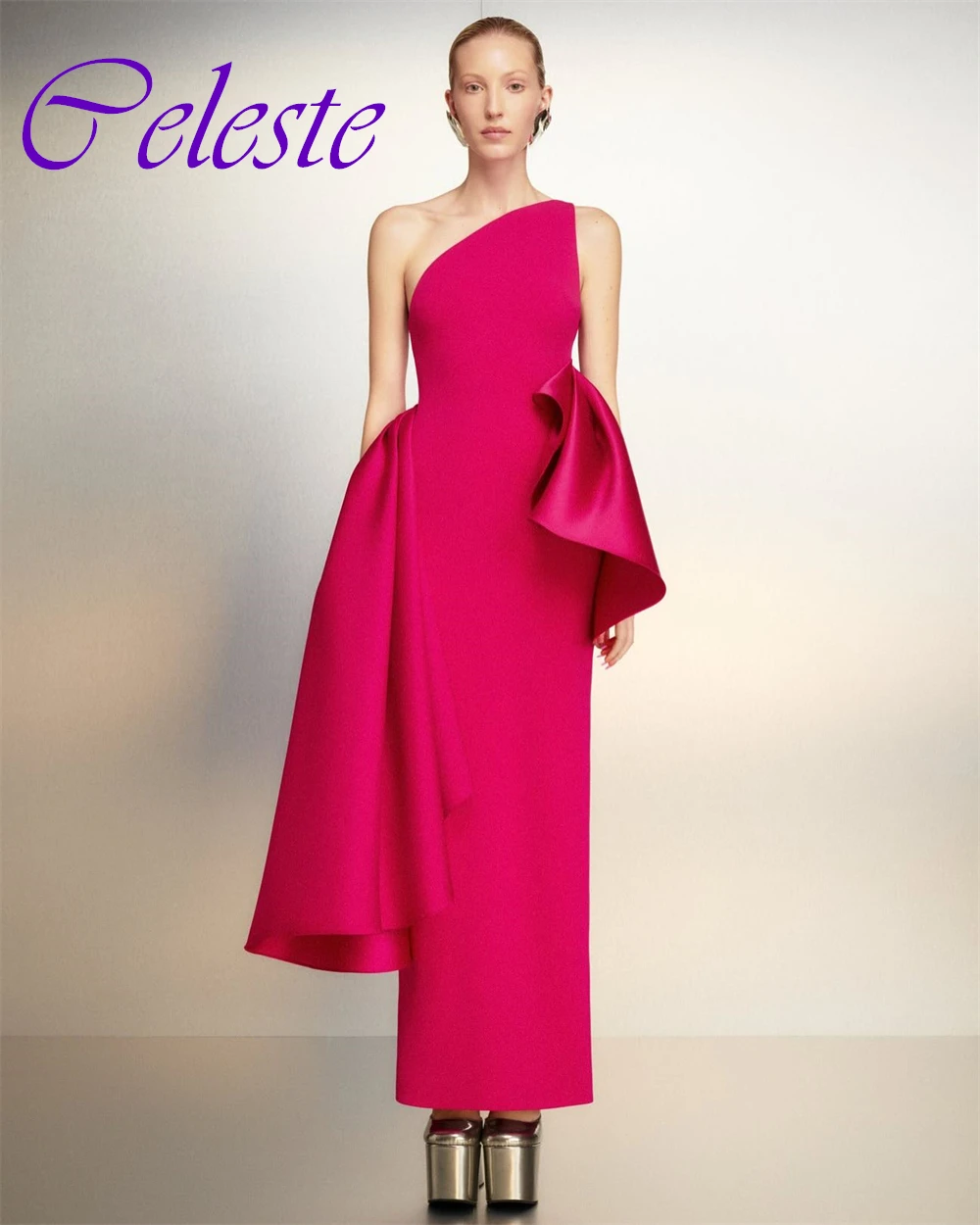 تخصيص الحديثة جيرسي فستان سهرة مستقيم رشيقة بلا أكمام فساتين حفلة موسيقية مثير التباين اللون فساتين المناسبات الخاصة