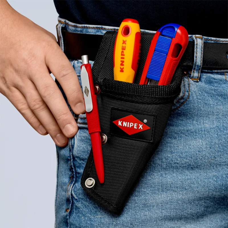 Imagem -06 - Bolsa de Cinto Multifuncional Knipex 00 19 75 le Forma Ideal para Tesouras Angulosas para Eletricista 95 05 20 sb