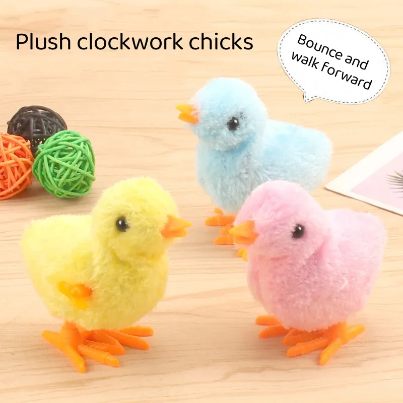 Cat Toy Wind Up Jumping Chicken Funny Pet Interactive Gifts Teaser Kittens Toys Pet Dog Supplies Cats Toys Games Accessories