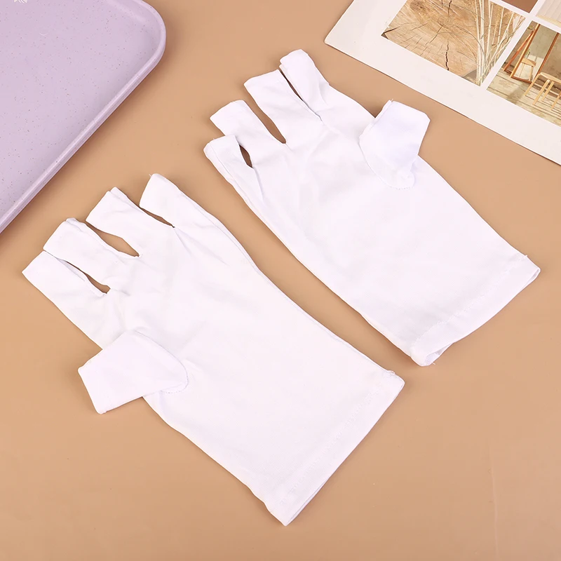 1 paar Nail art Handschuh UV Schutz Handschuh Anti UV Strahlung Schutz Handschuhe Schutz Für Nail art Gel UV LED lampe Werkzeug