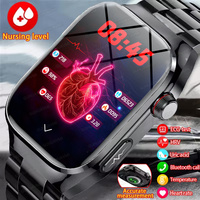 2025 New For Huawei Three highs Blood Pressure Smartwatch ECG Uric Acid Heart Rate Clock Body Analysis Health Monitoring Watches