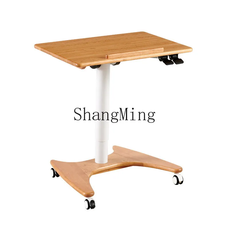 Table élévatrice SM pour petit appartement, table d'étude moderne et simple, bureau d'ordinateur amovible, établi sur pied