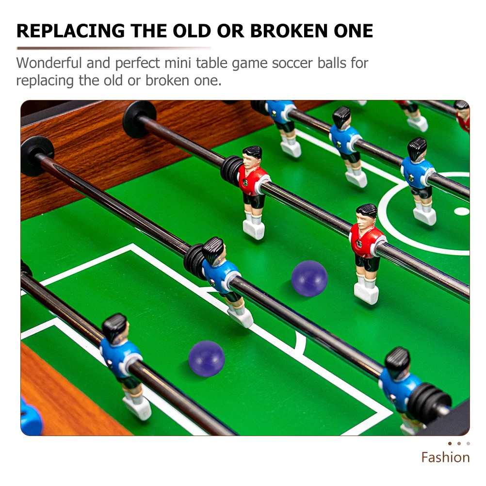 

12 шт. гладкие футбольные мини-мячи для настольного футбола, прочная замена из смолы для настольных настольных футбольных мячей, плавающие мячи для настольного футбола