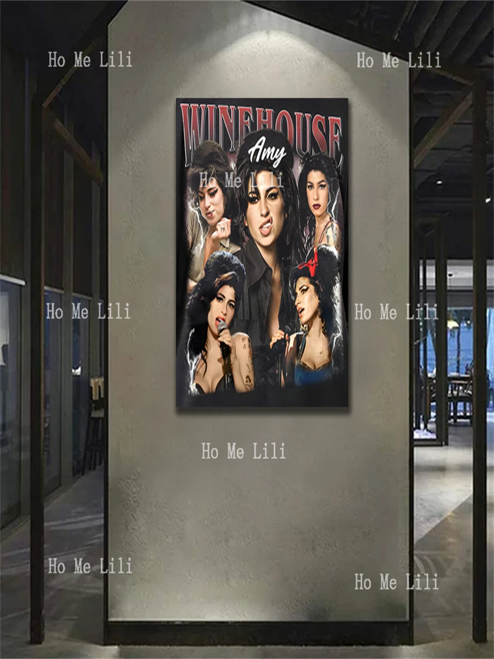 Amy Winehouse Tribute Aesthetic Canvas Art Poster High Definition Print Wall Art For Living Room Bedroom Decor