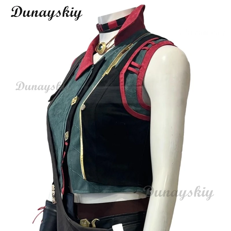 LOL Jinx Cosplay Costume Anime Game LOL Arcane Cos Clothes Wig Sexy Women Carnival Oufit Role Play Uniform Halloween Customized