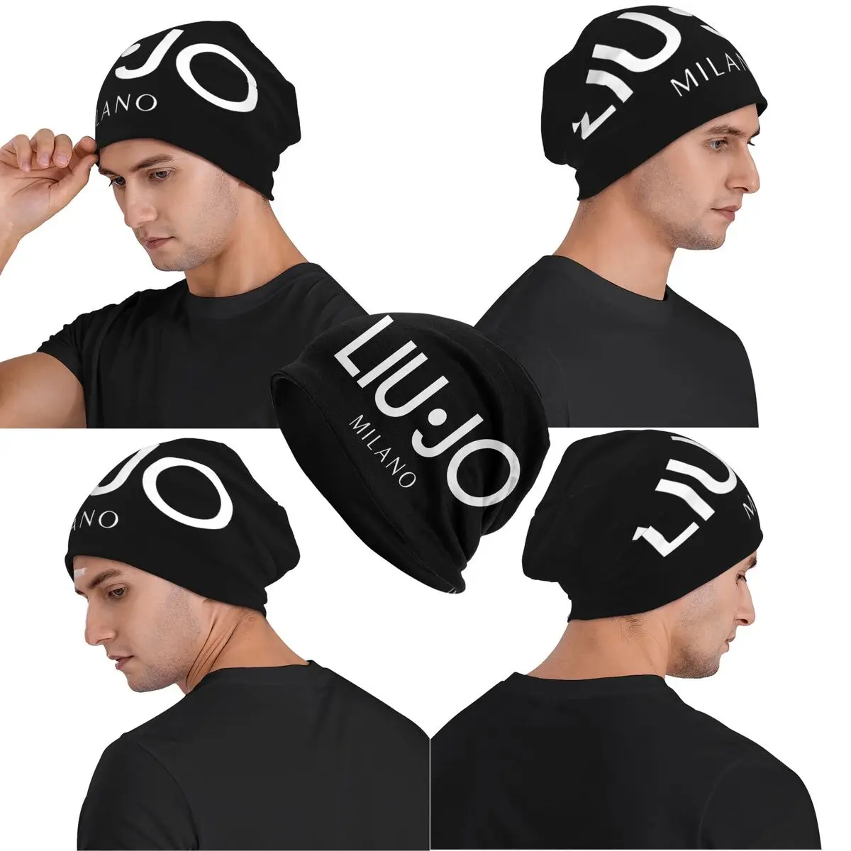 Men Slouchy Beanies Liu Jo Outfit Winter Soft Bonnet Knitted Hat