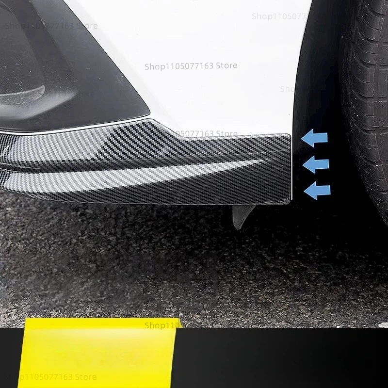 المصد الأمامي الجانب ركن حامي ملصق الزخارف ABS المصد الأمامي شريط الزاوية لهوندا سيفيك 2022-2024 الملحقات الخارجية #4