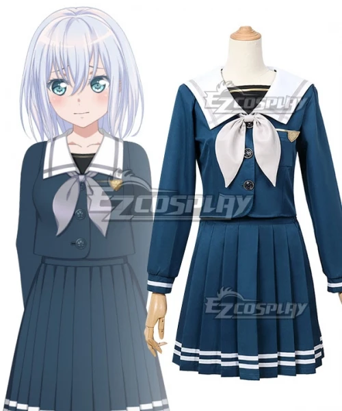 BanG Dream! Morfonica Kurata Mashiro Dress Women Halloween Party School Skirt JK Dress Christmas Dress Cosplay Costume E001