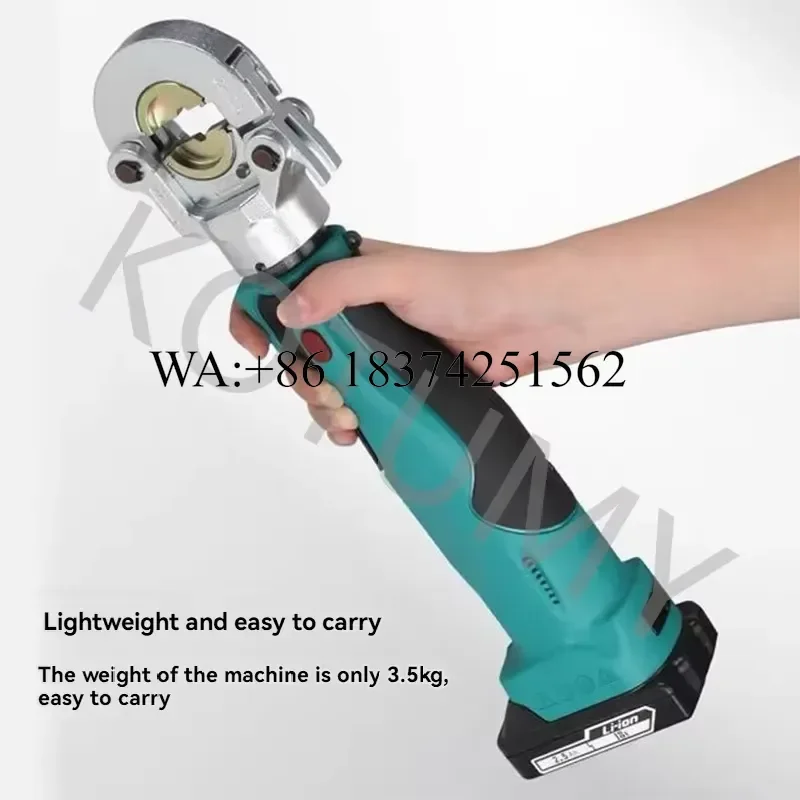 Wmwmnu for ES-300/400 Portable Cordless Hydraulic Crimping Tool Lithium Battery Copper Aluminum Cable Terminal Press Range