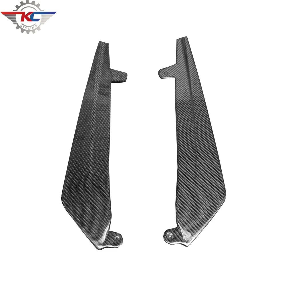 For BMW 5 Series G30 M Sport 2017-IN Real Carbon Fiber Rear Splitter Back Bumper Canards 1 Pair