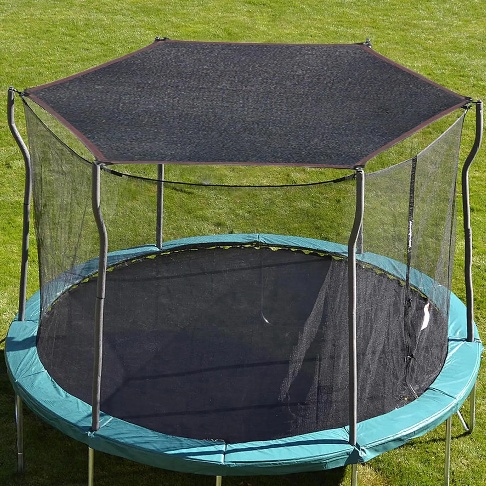 Trampoline Shade Cover Dust-Proof Rain-Block Trampoline Top Sun Shade For Kids Children Parents Grandparents Outdoor Park