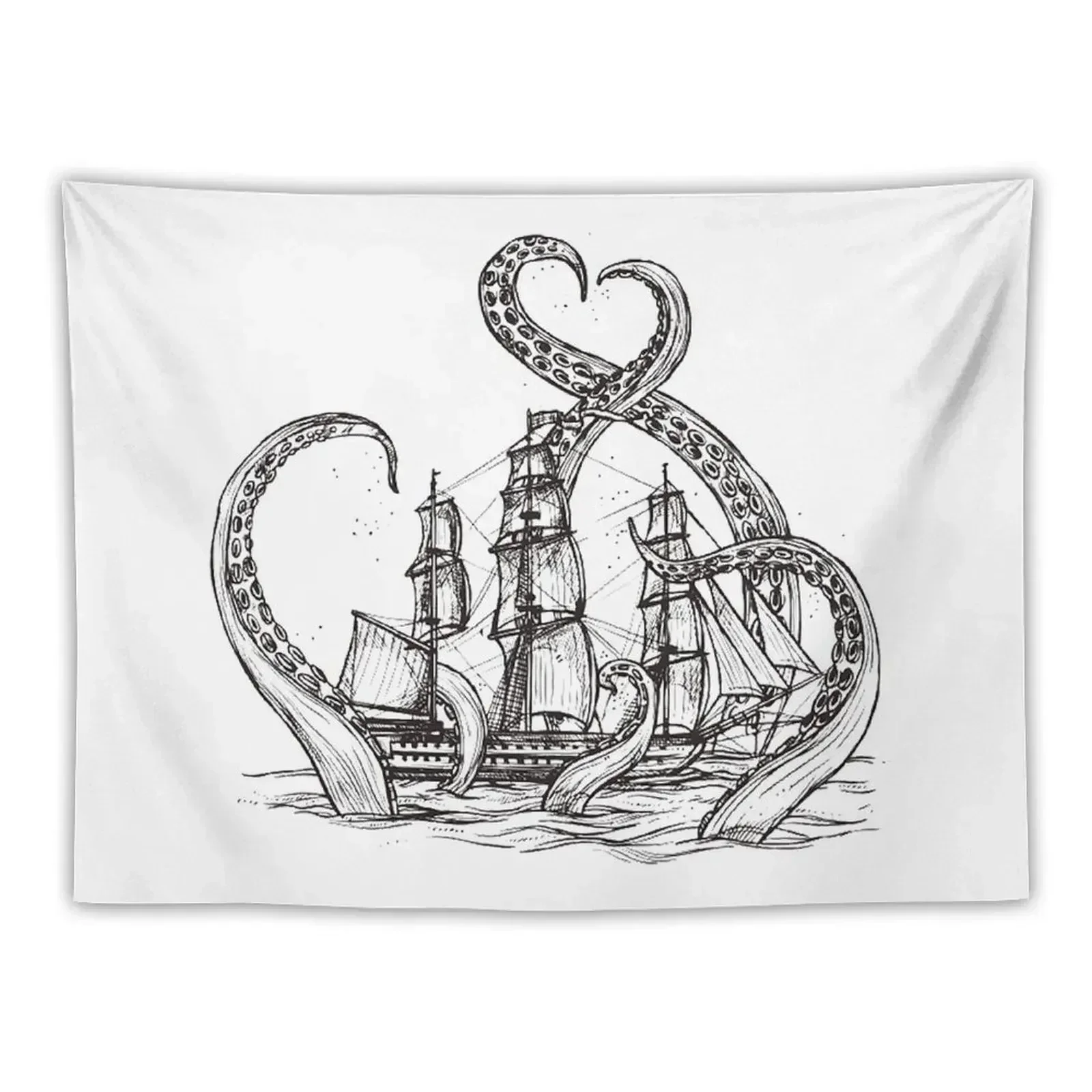 

kraken Tapestry Aesthetic Home Decor Wall Tapestries Room Aesthetic Decor Tapestry